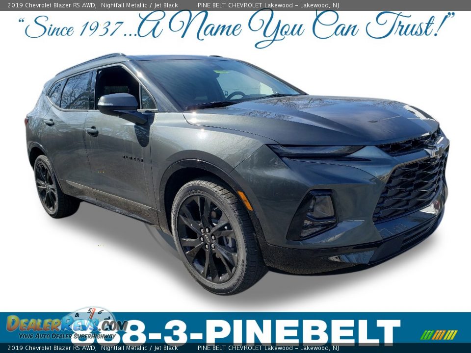 2019 Chevrolet Blazer RS AWD Nightfall Metallic / Jet Black Photo #1