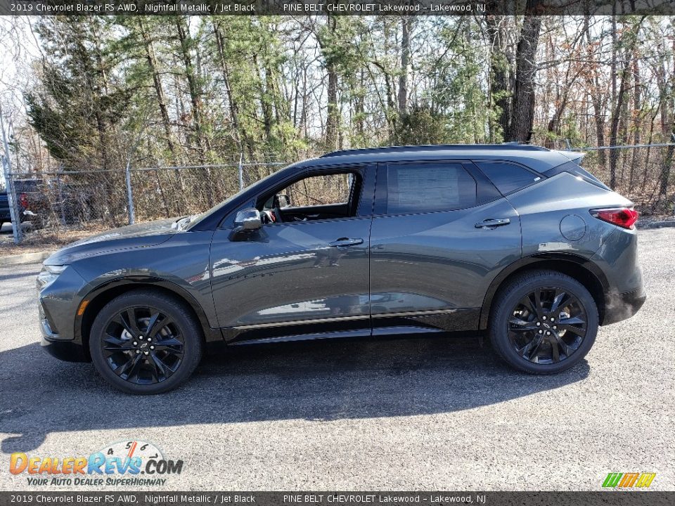 2019 Chevrolet Blazer RS AWD Nightfall Metallic / Jet Black Photo #3