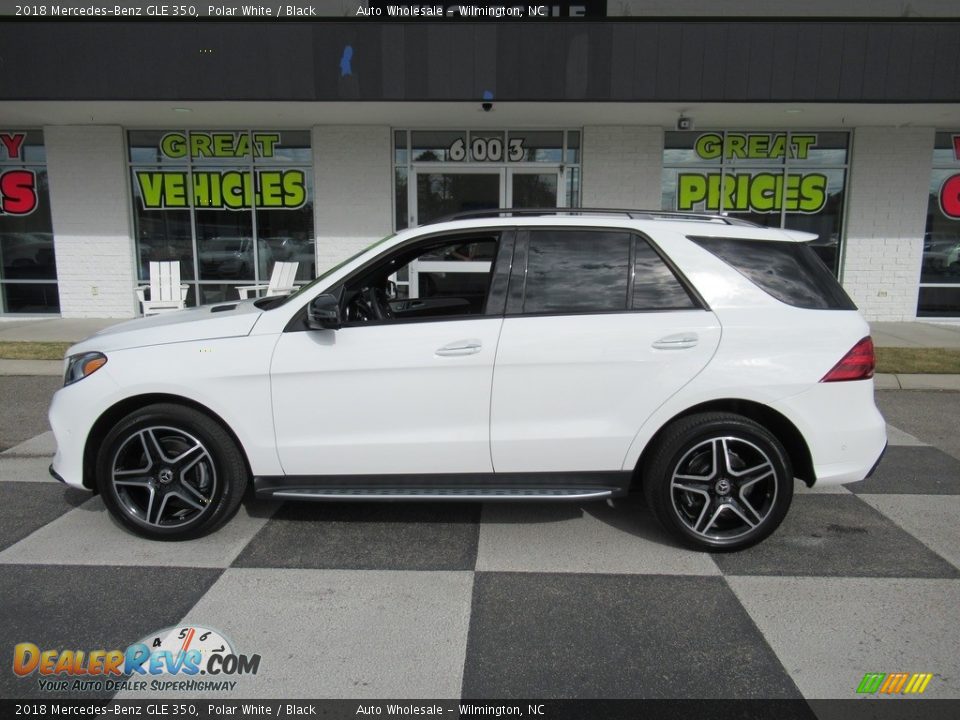 2018 Mercedes-Benz GLE 350 Polar White / Black Photo #1