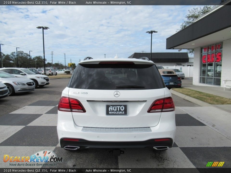 2018 Mercedes-Benz GLE 350 Polar White / Black Photo #4