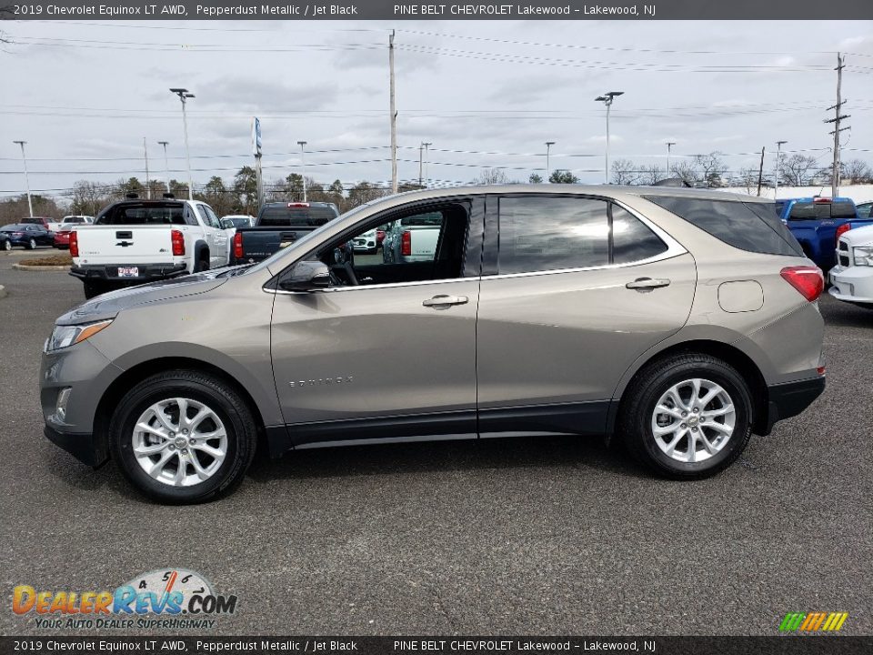 2019 Chevrolet Equinox LT AWD Pepperdust Metallic / Jet Black Photo #3