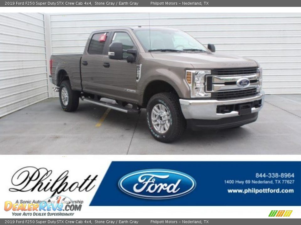 2019 Ford F250 Super Duty STX Crew Cab 4x4 Stone Gray / Earth Gray Photo #1
