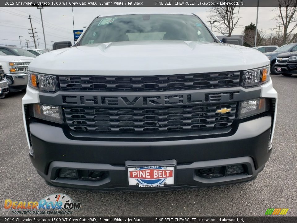 2019 Chevrolet Silverado 1500 WT Crew Cab 4WD Summit White / Jet Black Photo #2
