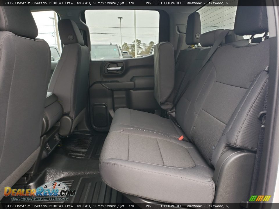 2019 Chevrolet Silverado 1500 WT Crew Cab 4WD Summit White / Jet Black Photo #6