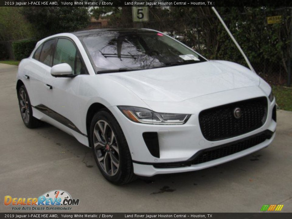 2019 Jaguar I-PACE HSE AWD Yulong White Metallic / Ebony Photo #2