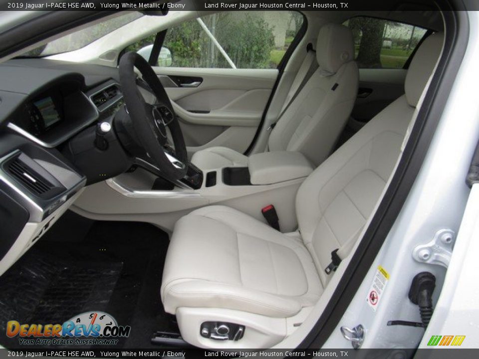 Ebony Interior - 2019 Jaguar I-PACE HSE AWD Photo #3