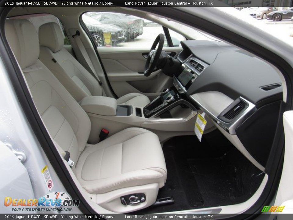 2019 Jaguar I-PACE HSE AWD Yulong White Metallic / Ebony Photo #5