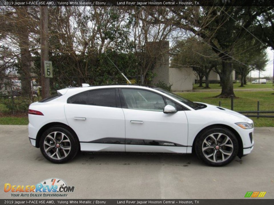 2019 Jaguar I-PACE HSE AWD Yulong White Metallic / Ebony Photo #6