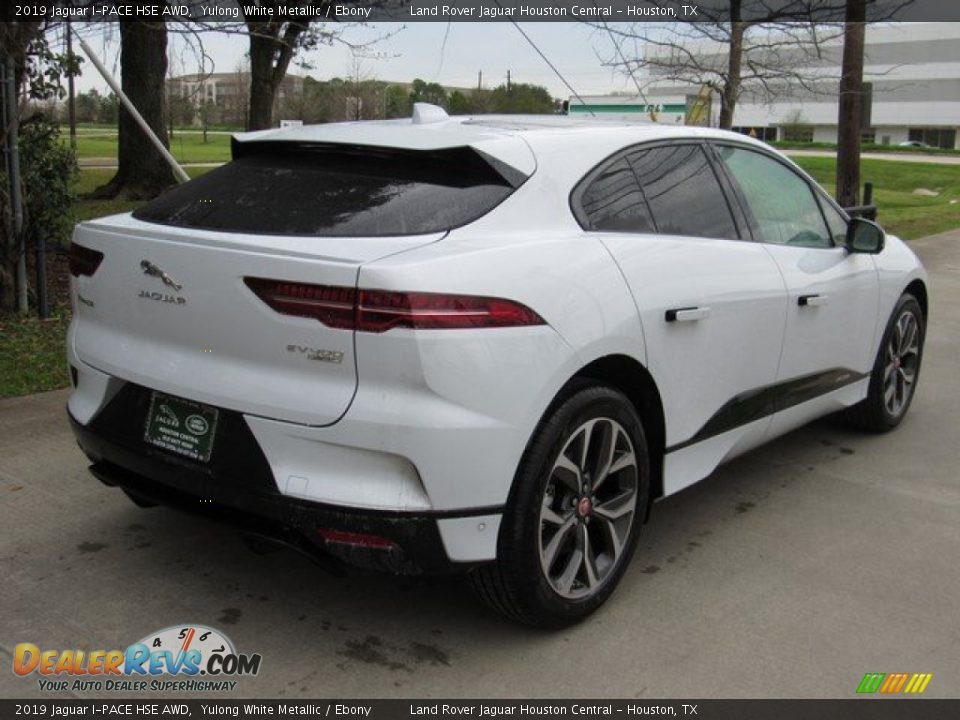 2019 Jaguar I-PACE HSE AWD Yulong White Metallic / Ebony Photo #7