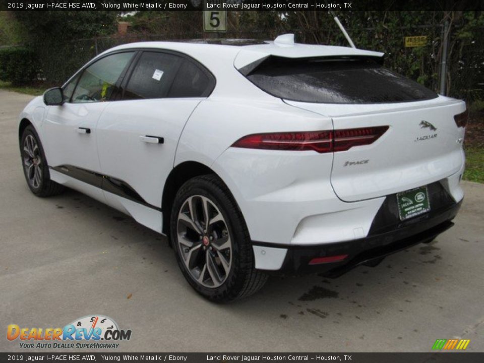 2019 Jaguar I-PACE HSE AWD Yulong White Metallic / Ebony Photo #12