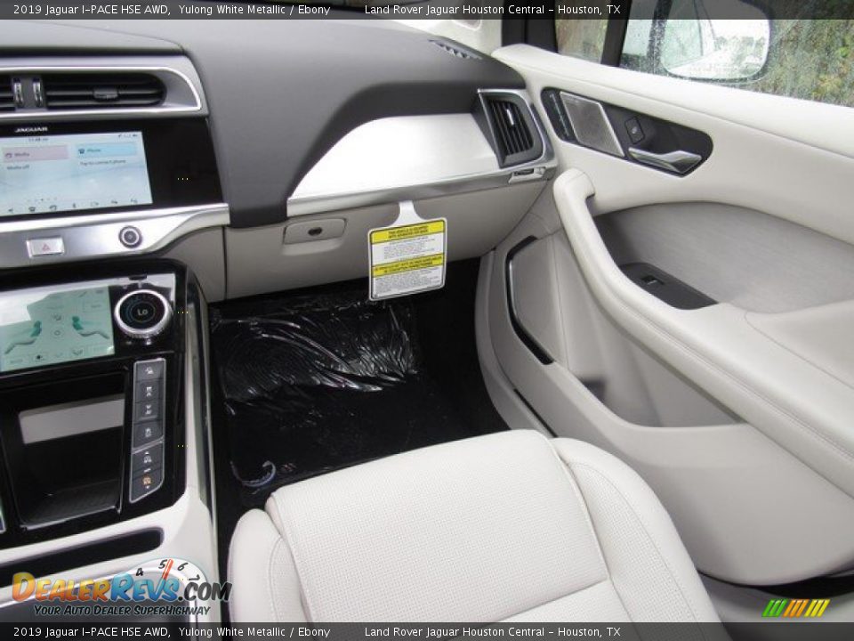 2019 Jaguar I-PACE HSE AWD Yulong White Metallic / Ebony Photo #15