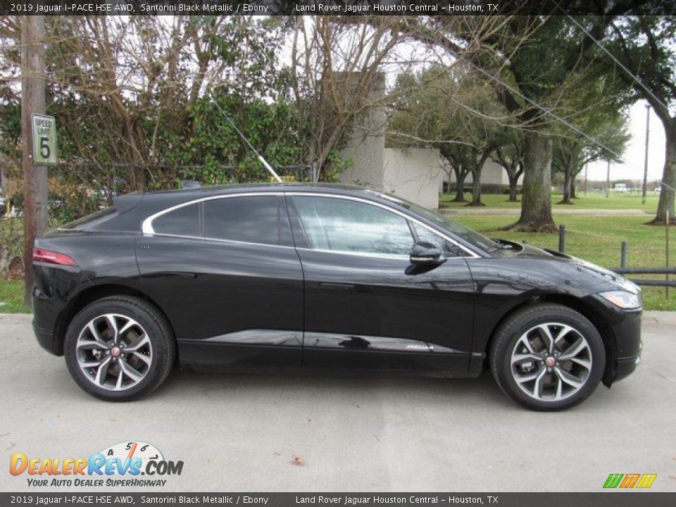 Santorini Black Metallic 2019 Jaguar I-PACE HSE AWD Photo #6