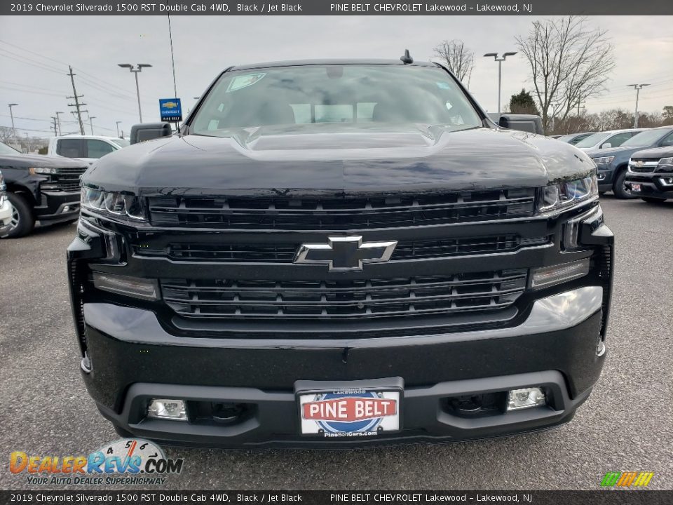 2019 Chevrolet Silverado 1500 RST Double Cab 4WD Black / Jet Black Photo #2