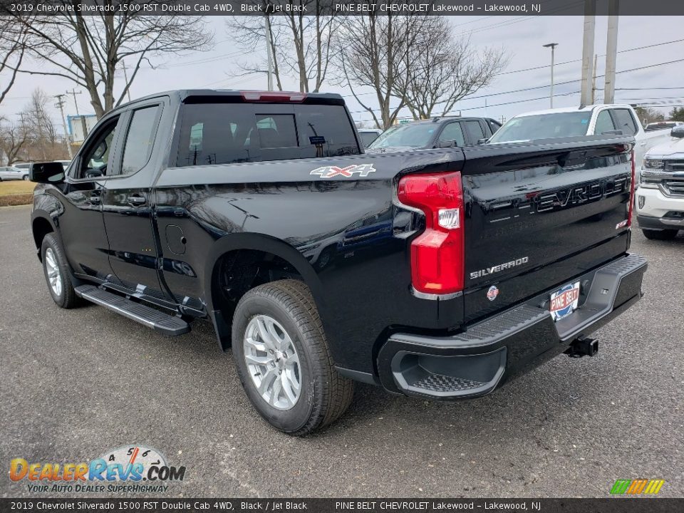 2019 Chevrolet Silverado 1500 RST Double Cab 4WD Black / Jet Black Photo #4