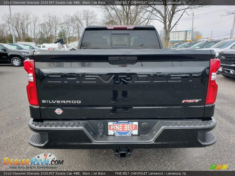 2019 Chevrolet Silverado 1500 RST Double Cab 4WD Black / Jet Black Photo #5