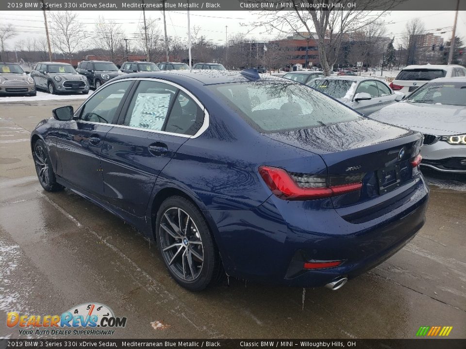 2019 BMW 3 Series 330i xDrive Sedan Mediterranean Blue Metallic / Black Photo #2