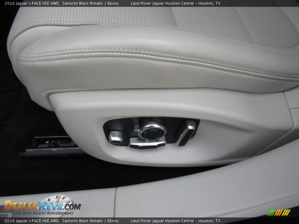 2019 Jaguar I-PACE HSE AWD Santorini Black Metallic / Ebony Photo #25