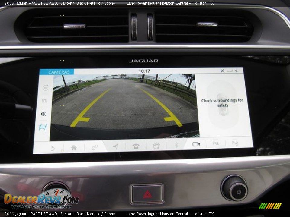 2019 Jaguar I-PACE HSE AWD Santorini Black Metallic / Ebony Photo #33