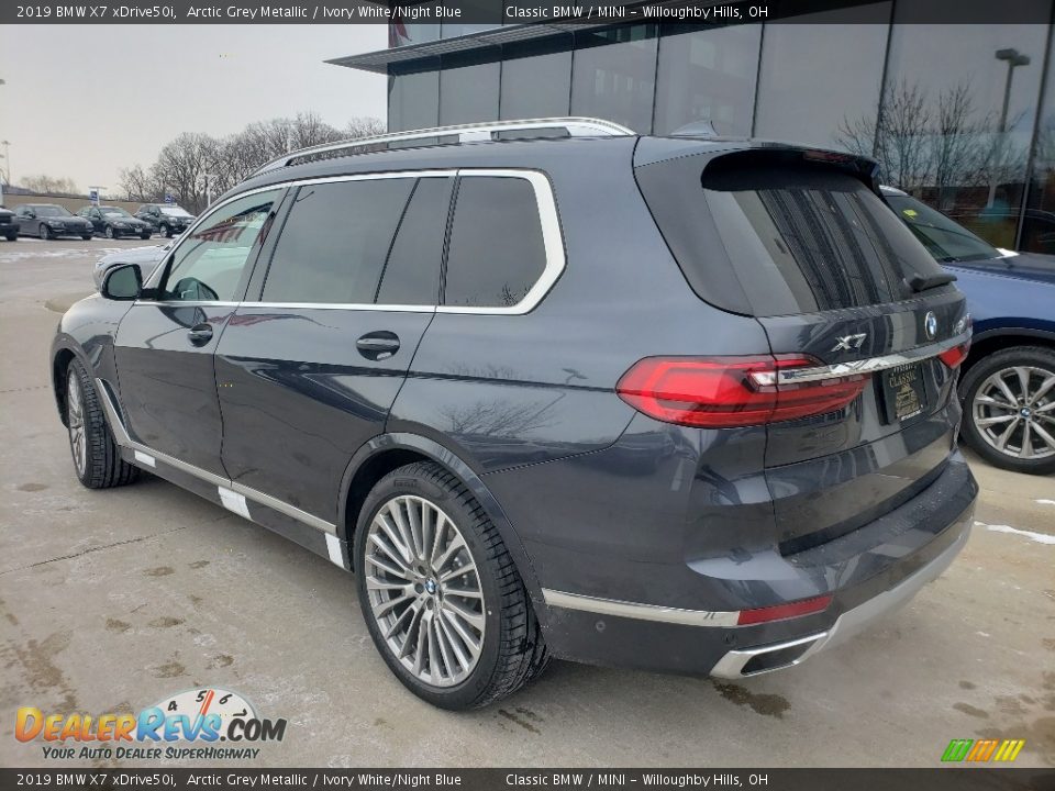 Arctic Grey Metallic 2019 BMW X7 xDrive50i Photo #2