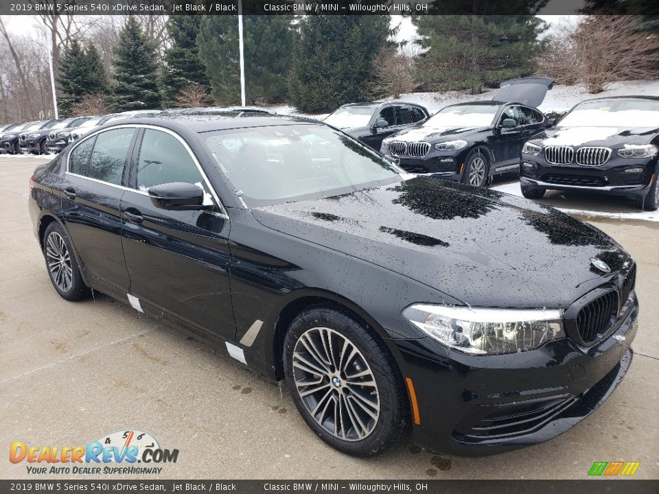 2019 BMW 5 Series 540i xDrive Sedan Jet Black / Black Photo #1