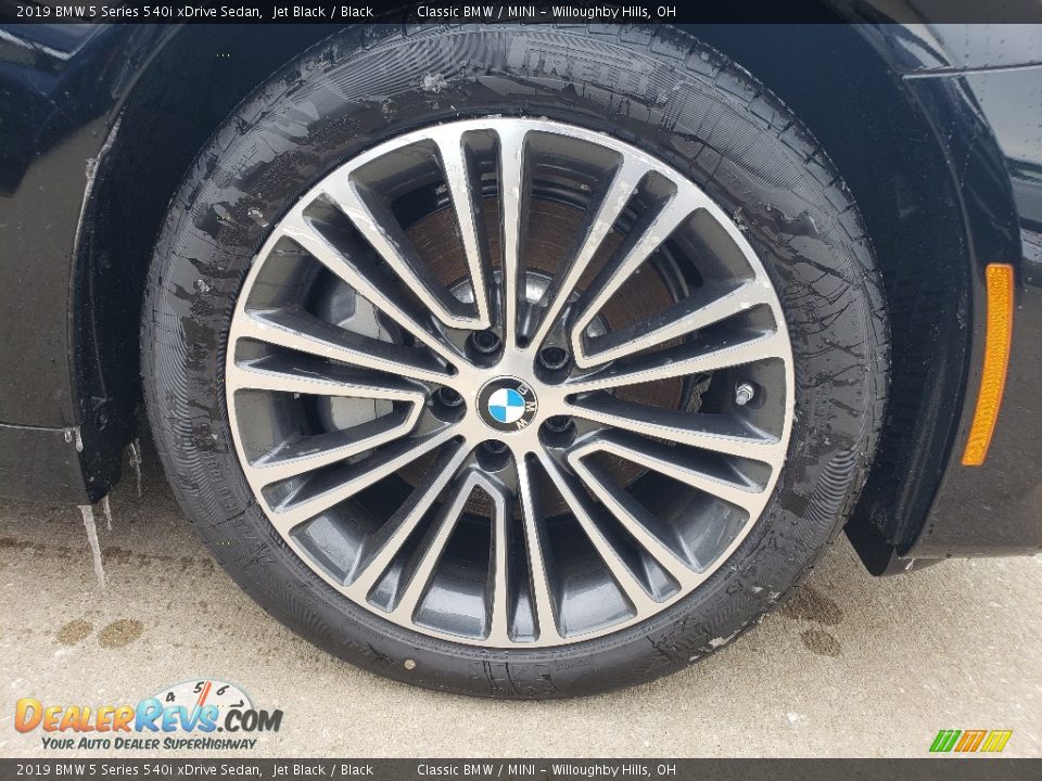 2019 BMW 5 Series 540i xDrive Sedan Jet Black / Black Photo #3