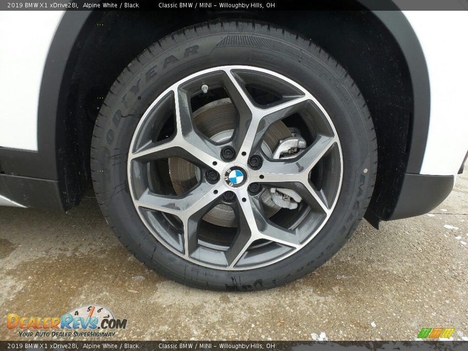 2019 BMW X1 xDrive28i Alpine White / Black Photo #3