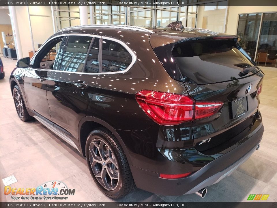 2019 BMW X1 xDrive28i Dark Olive Metallic / Oyster/Black Photo #2