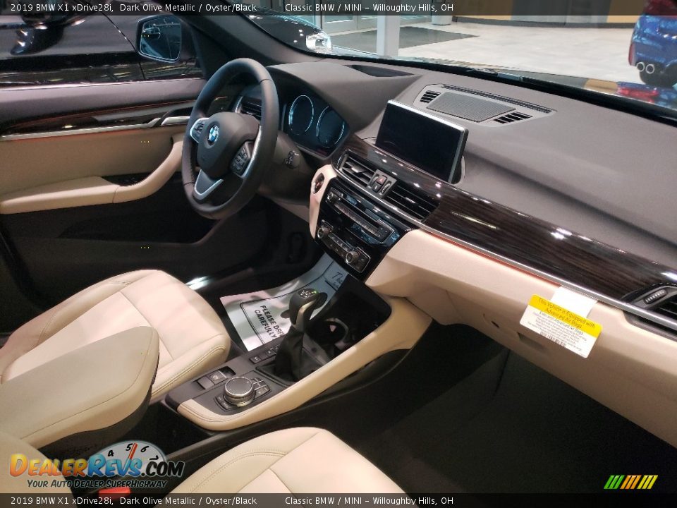 2019 BMW X1 xDrive28i Dark Olive Metallic / Oyster/Black Photo #4