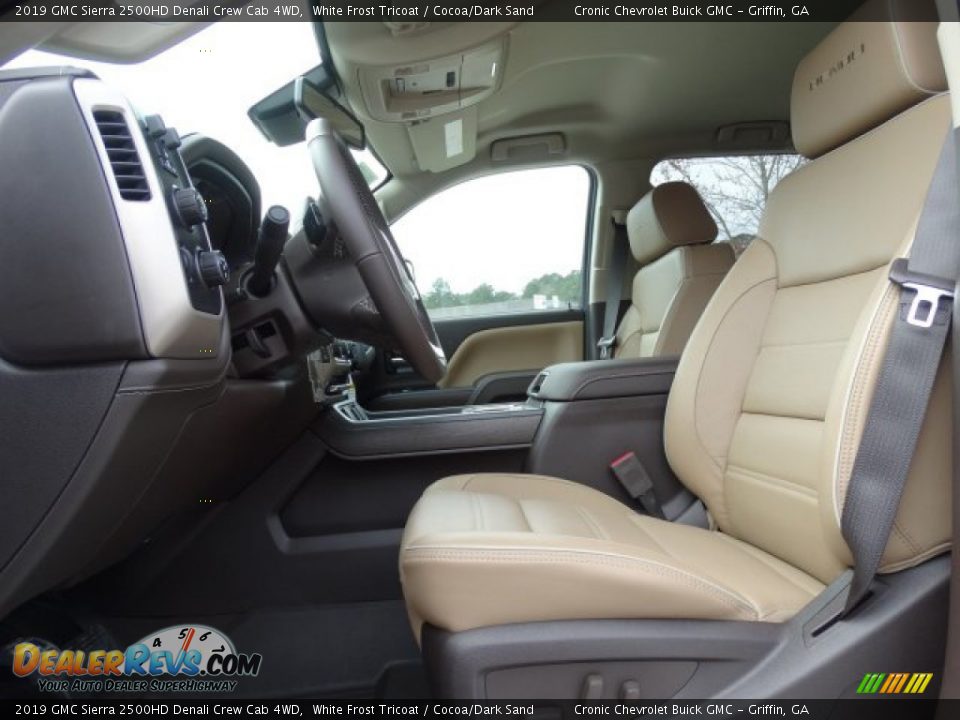 Cocoa/Dark Sand Interior - 2019 GMC Sierra 2500HD Denali Crew Cab 4WD Photo #17