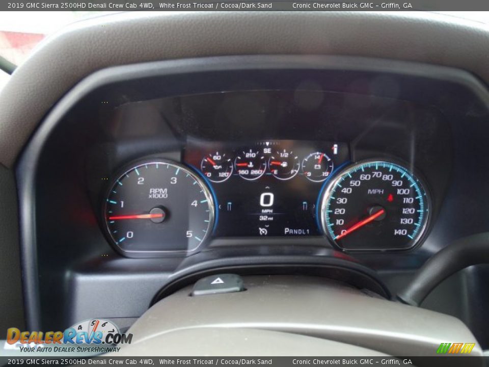 2019 GMC Sierra 2500HD Denali Crew Cab 4WD Gauges Photo #20