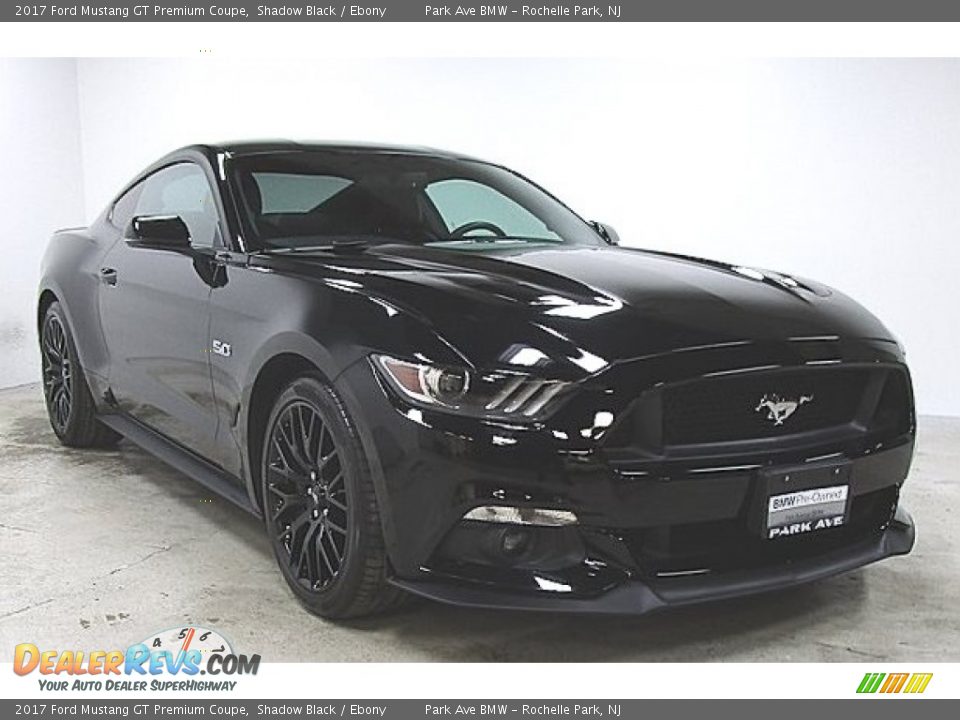 2017 Ford Mustang GT Premium Coupe Shadow Black / Ebony Photo #3