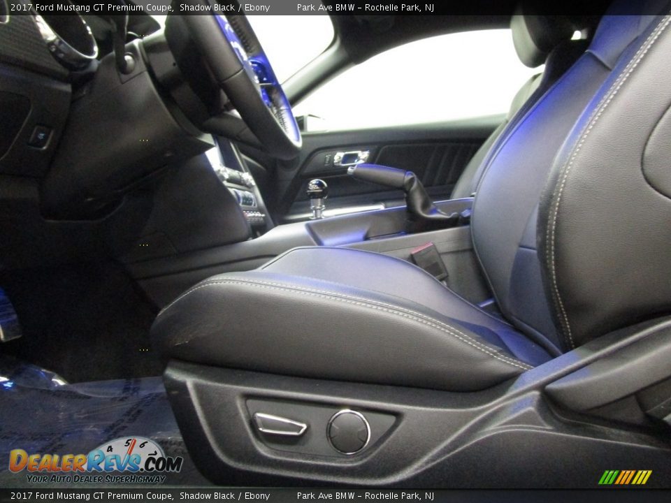 2017 Ford Mustang GT Premium Coupe Shadow Black / Ebony Photo #7