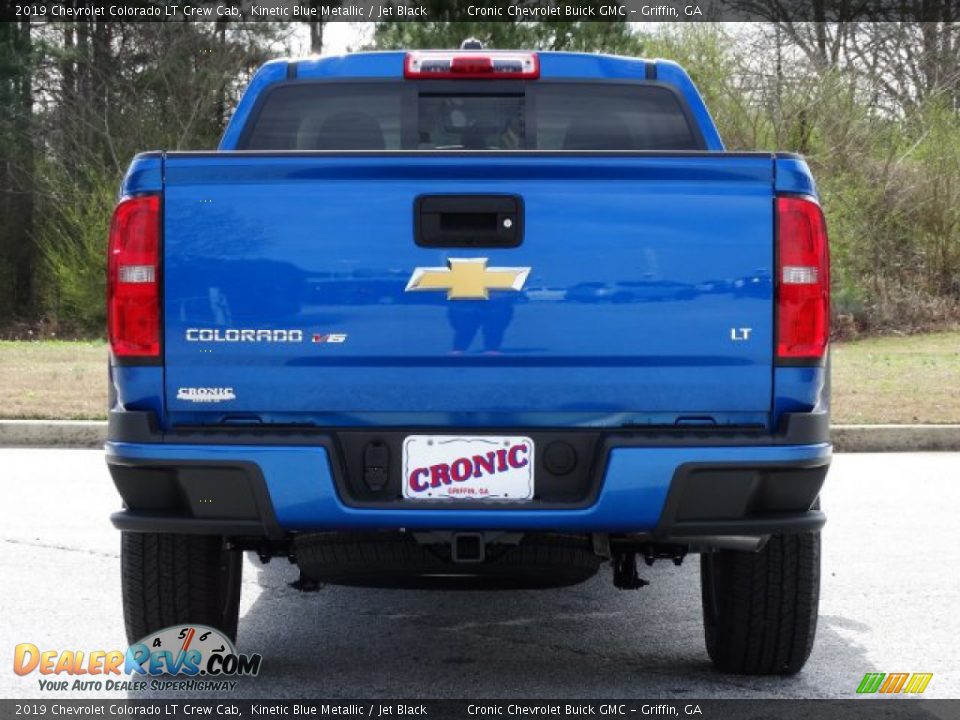 2019 Chevrolet Colorado LT Crew Cab Kinetic Blue Metallic / Jet Black Photo #7