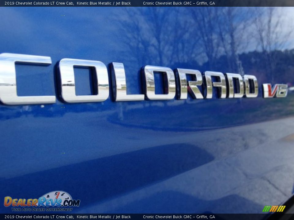 2019 Chevrolet Colorado LT Crew Cab Kinetic Blue Metallic / Jet Black Photo #8