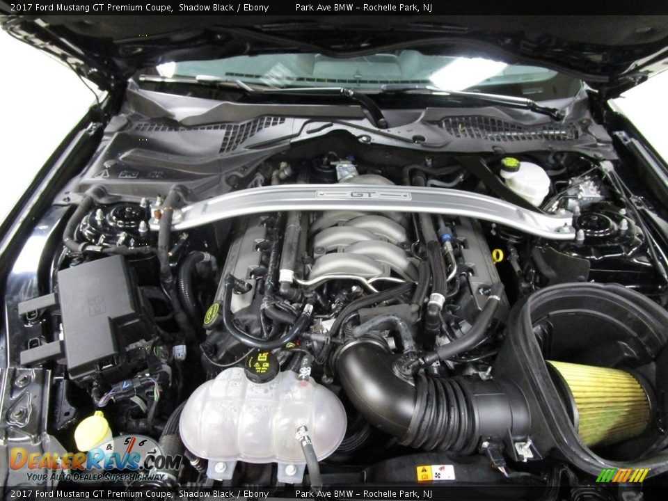 2017 Ford Mustang GT Premium Coupe Shadow Black / Ebony Photo #27