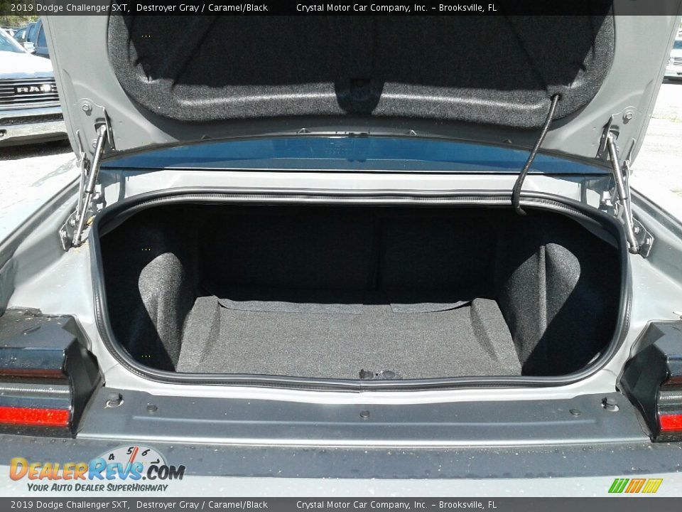 2019 Dodge Challenger SXT Destroyer Gray / Caramel/Black Photo #19