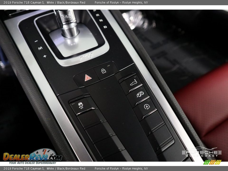 2019 Porsche 718 Cayman S White / Black/Bordeaux Red Photo #22