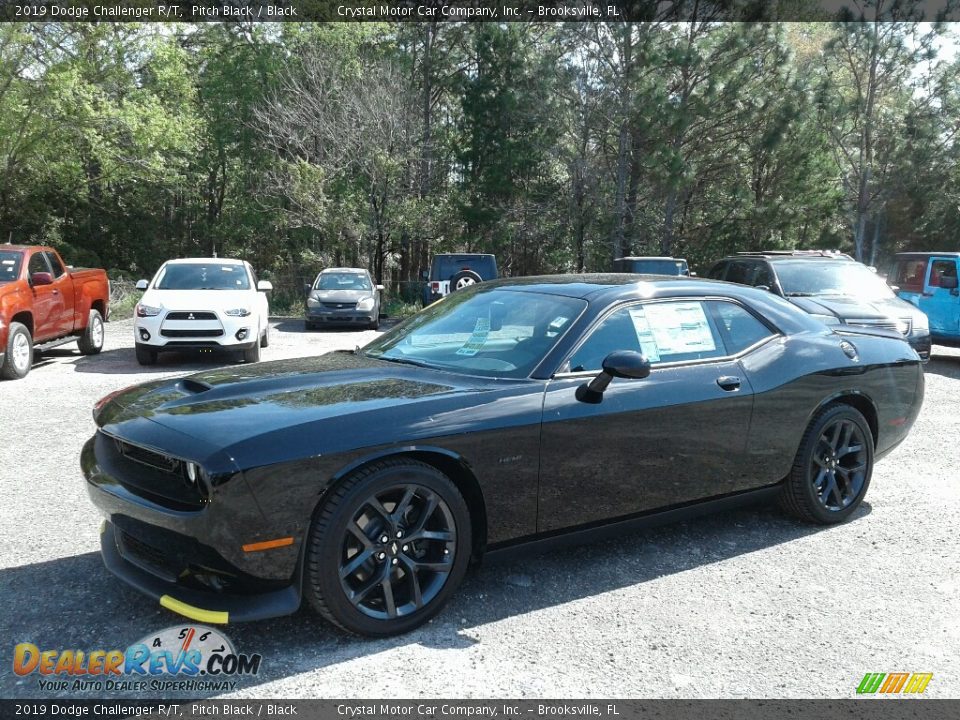 2019 Dodge Challenger R/T Pitch Black / Black Photo #1