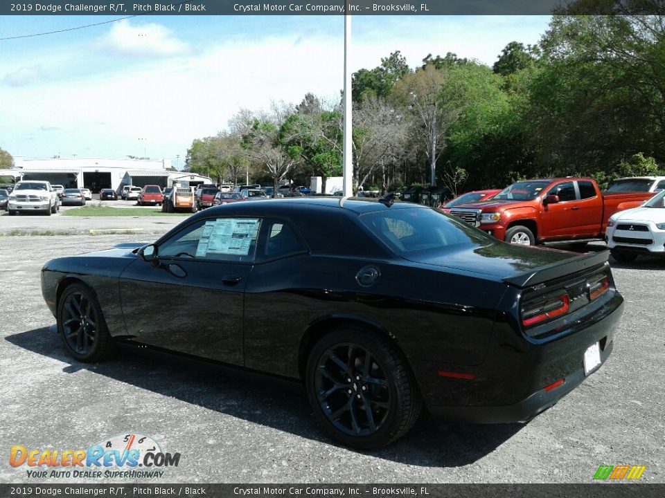 2019 Dodge Challenger R/T Pitch Black / Black Photo #3