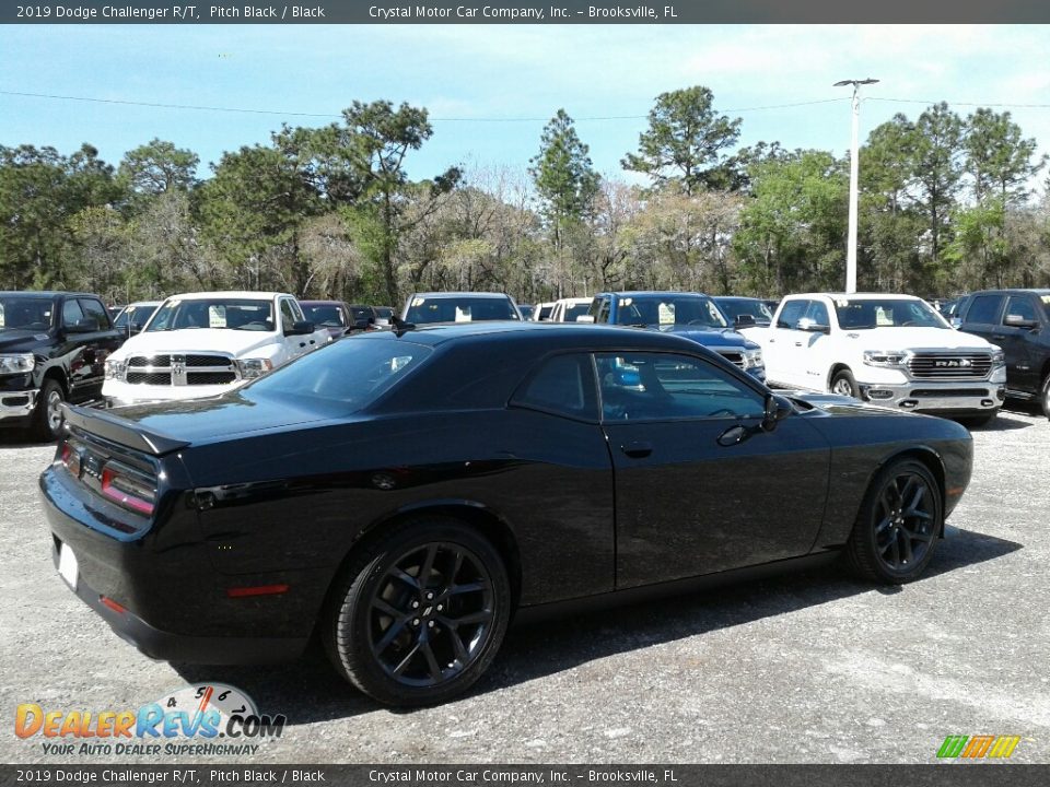 2019 Dodge Challenger R/T Pitch Black / Black Photo #5