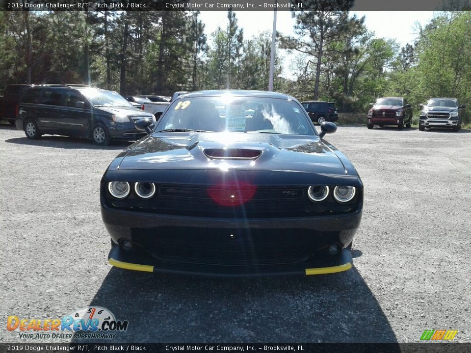 2019 Dodge Challenger R/T Pitch Black / Black Photo #8