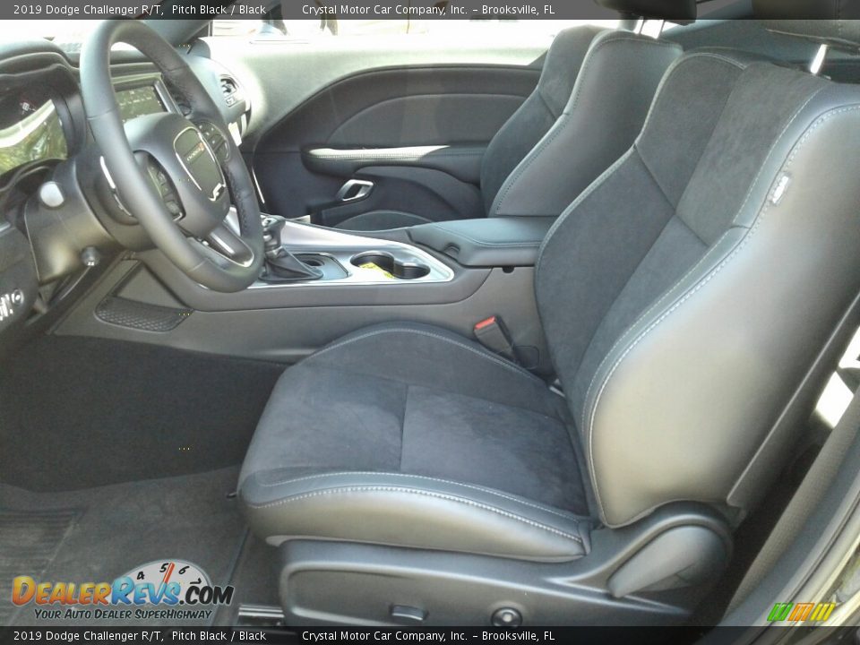 2019 Dodge Challenger R/T Pitch Black / Black Photo #9