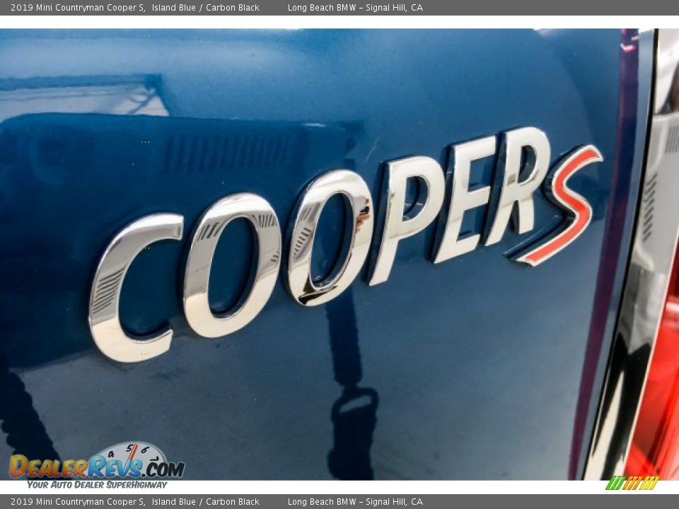 2019 Mini Countryman Cooper S Island Blue / Carbon Black Photo #7