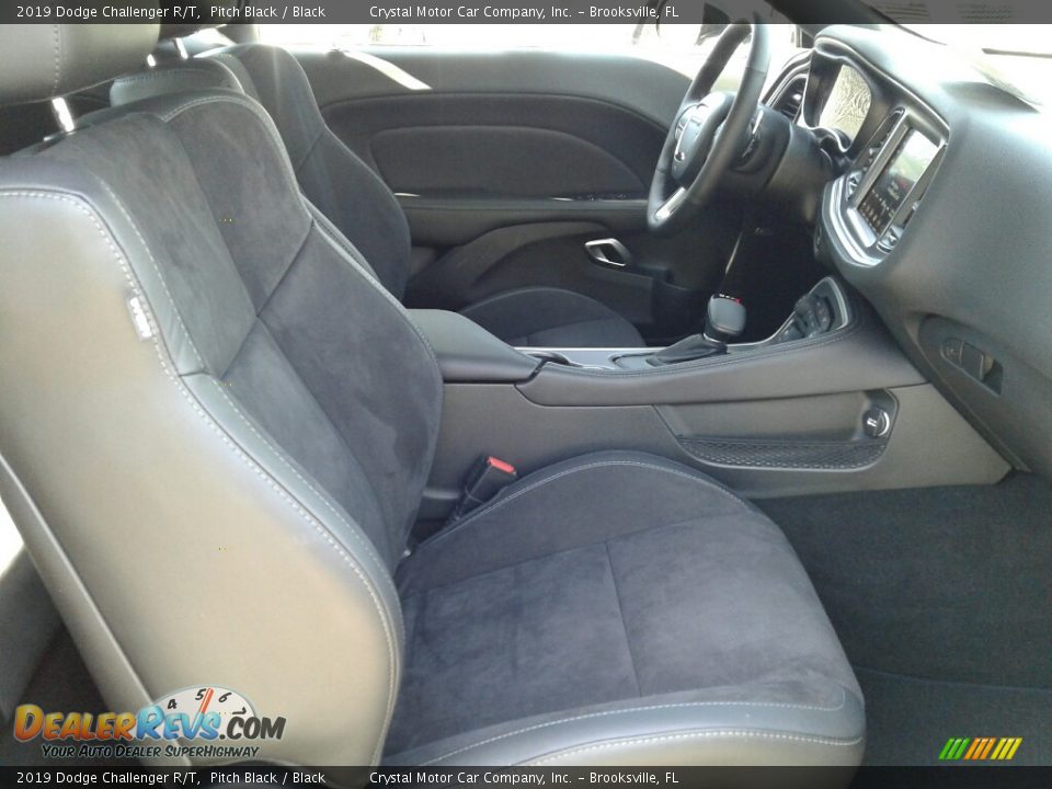 2019 Dodge Challenger R/T Pitch Black / Black Photo #12