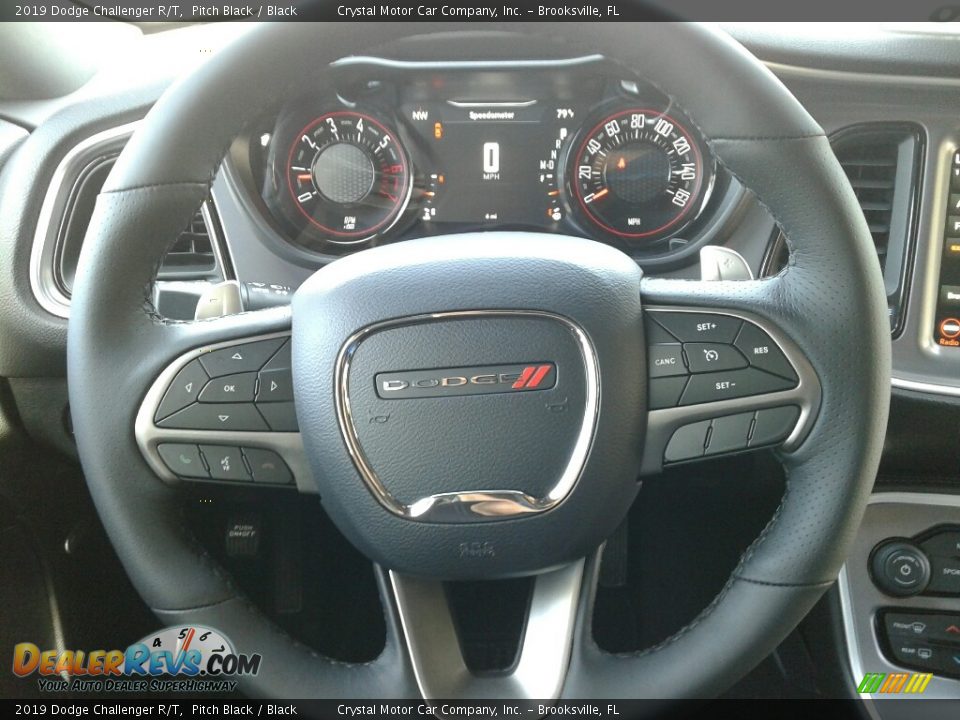 2019 Dodge Challenger R/T Pitch Black / Black Photo #14