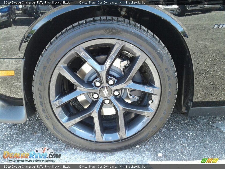 2019 Dodge Challenger R/T Pitch Black / Black Photo #20