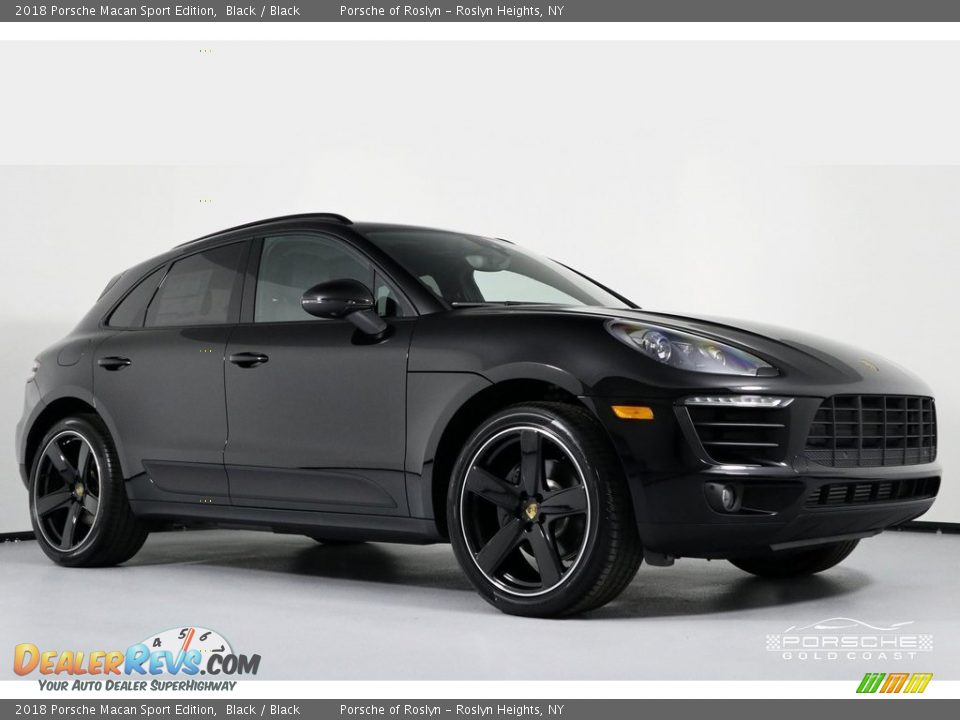2018 Porsche Macan Sport Edition Black / Black Photo #1