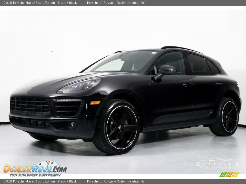 2018 Porsche Macan Sport Edition Black / Black Photo #3