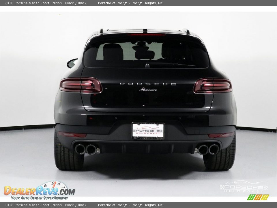 2018 Porsche Macan Sport Edition Black / Black Photo #6