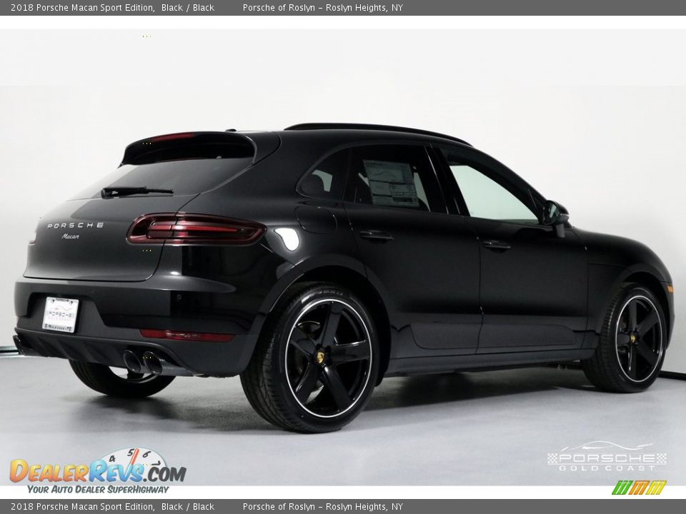 2018 Porsche Macan Sport Edition Black / Black Photo #9